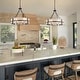 preview thumbnail 44 of 56, Dimmable Large Drum Glass Chandelier for Dining Room High Ceiling Living Room