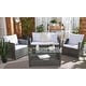 preview thumbnail 35 of 44, SAFAVIEH Outdoor Vellor 4-Piece Conversation Patio Set.