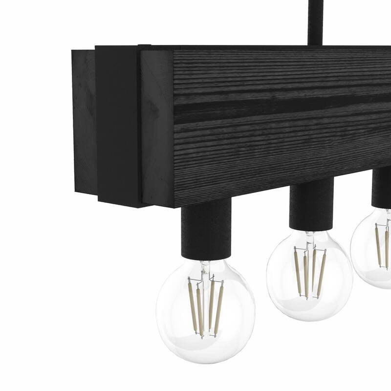 Hunter Donelson Linear Chandelier - Rustic, Farmhouse, Industrial - Kitchen Island, Dining Room