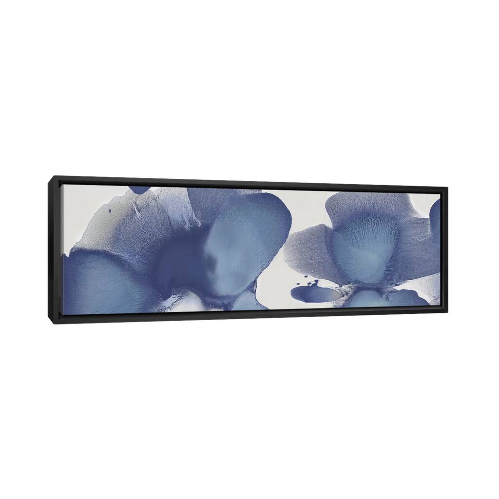 iCanvas "Animate Indigo I" by Hannah Carlson Framed Canvas Print