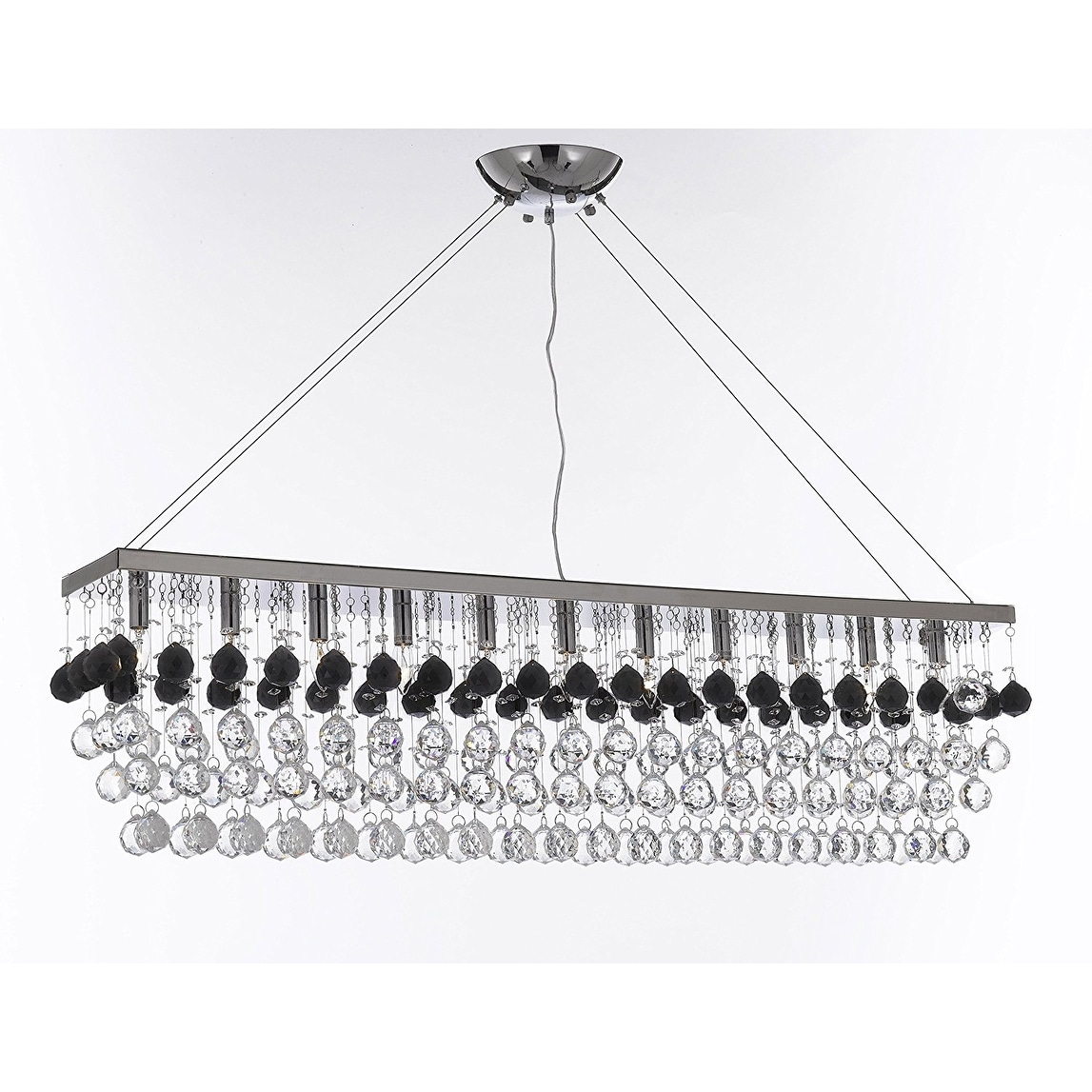 Modern Crystal RainDrop 11 Light Chandelier - Chandeliers For Bedrooms by Overstock.com