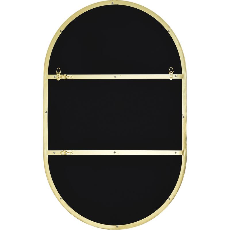 2-Way Hanging Oval Vanity Mirror - 40" - Gold
