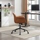 preview thumbnail 38 of 37, Back Support Home Desk Chair, Ergonomic Chair with Frame and Arms, Height Adjustable Rolling Swivel Office Chair - N/A