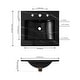preview thumbnail 65 of 120, JONATHAN Y Aubert 3-Hole Rectangular Ceramic Single Sink Basin Vanity Top