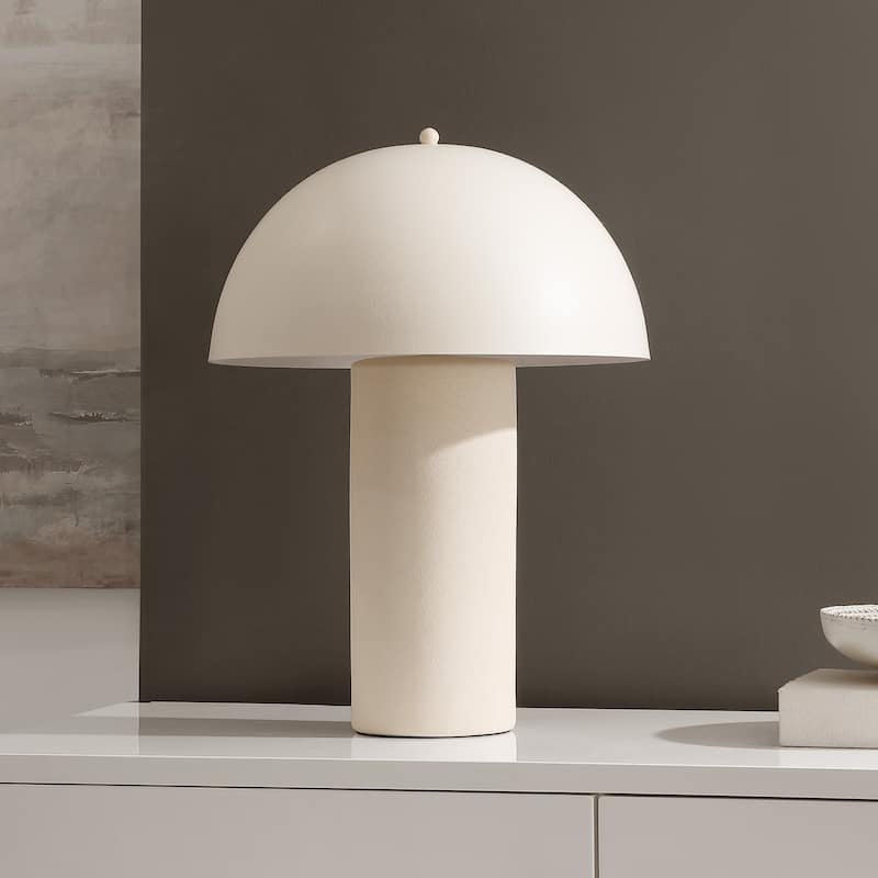 SAFAVIEH Masson 22-inch Ceramic Table Lamp (LED Bulb Included) - 16"W x 16"D x 22"H