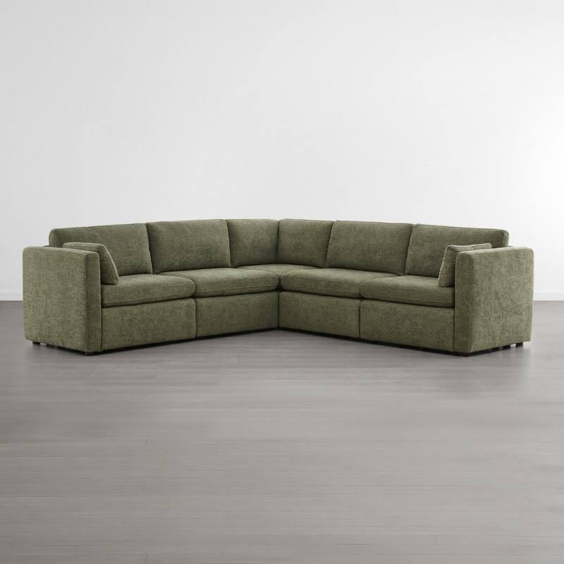 Spruce & Spring Mia Oversized Modular Sectional Fabric Sofa Set