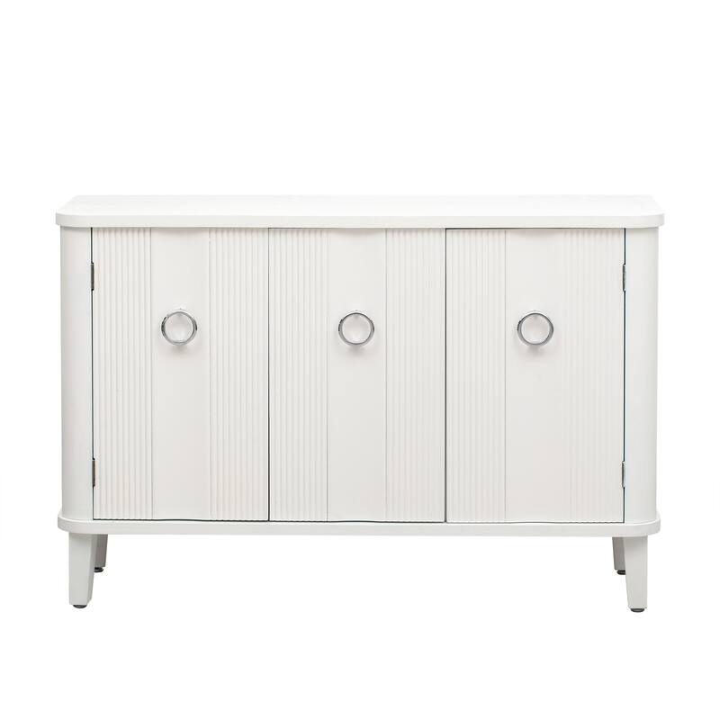 Simple Cabinet with Three Doors,Adjustable
