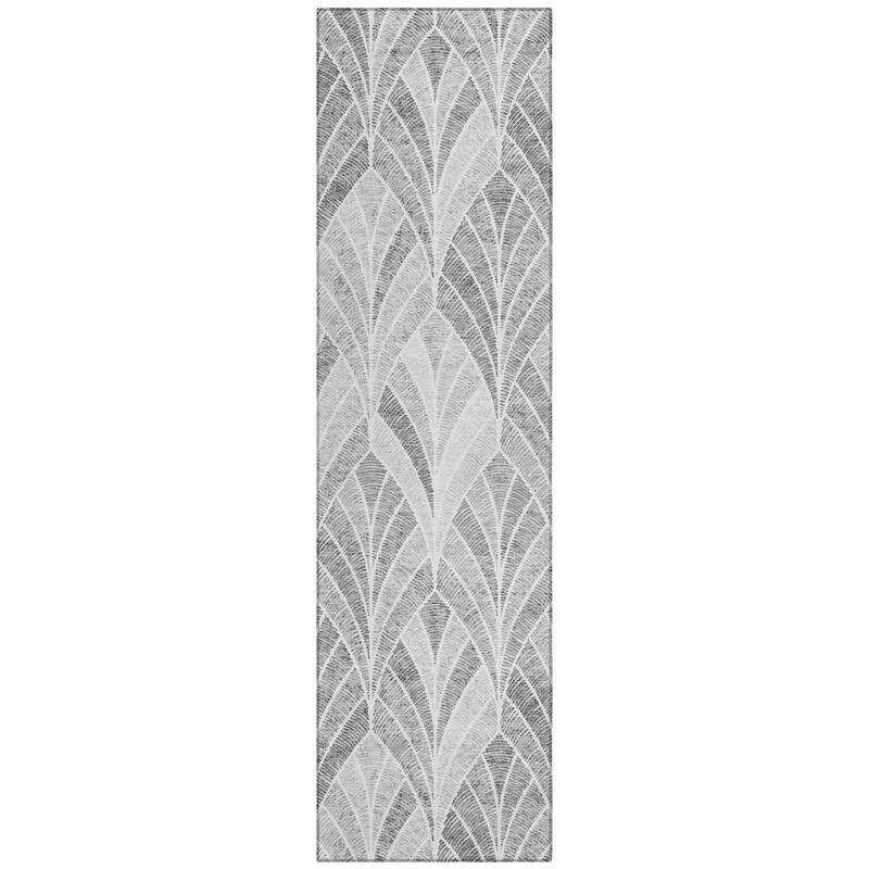 Machine Washable Indoor/ Outdoor Chantille Modern Mosaic Rug