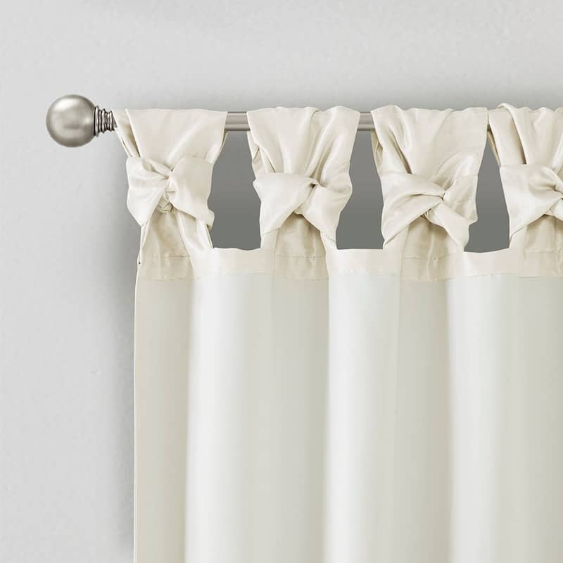 Tab Lined Window Curtain Panel 50x84"