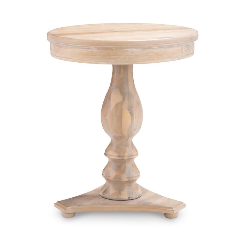 Linon Stanton Round Accent Side Table - Natural