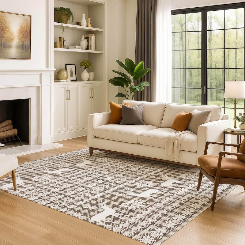 Premium Washable Super Soft Christmas Reindeer Mayfield Rug