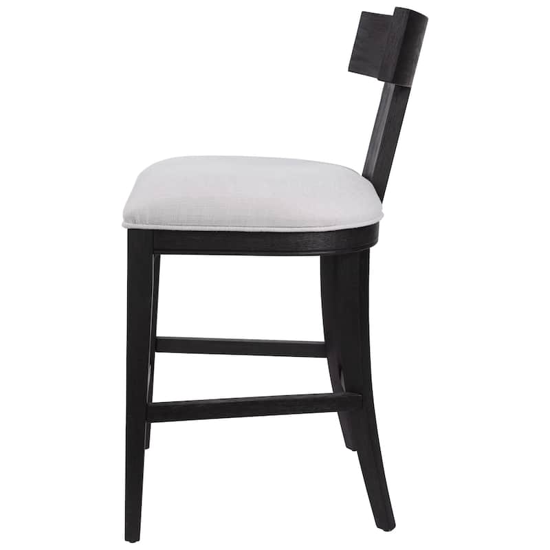 Uttermost Idris 20" Wide Modern Klismos Inspired Counter Height Chair
