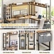 preview thumbnail 28 of 37, L Shaped Desk with Full Hutch and Power Hub, Corner Desk Computer Desk Office Writing Desk