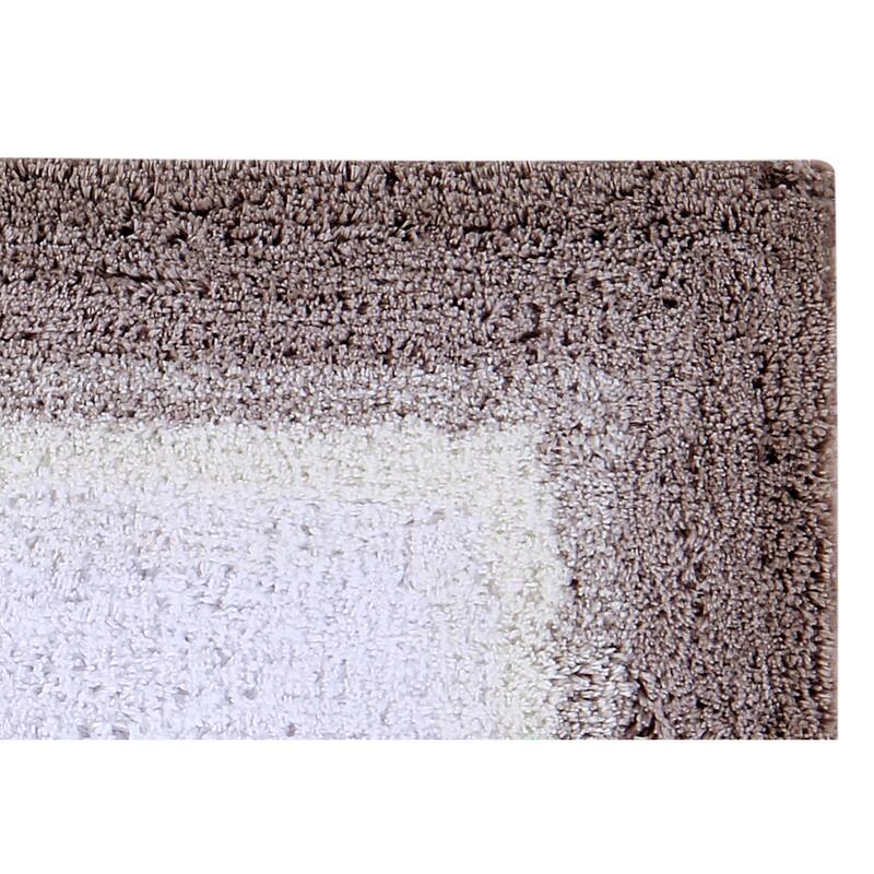 Better Trends 100% Cotton Super Soft & Highly Water Absorbent Bathroom Rugs-Torrent Collection Tufted Machine Washable Bath Mats