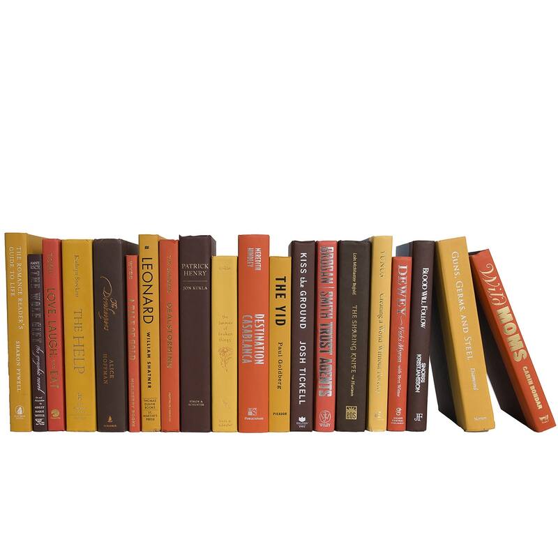 Books Yellow Decorative Accessories: Harvest Color By The Foot
