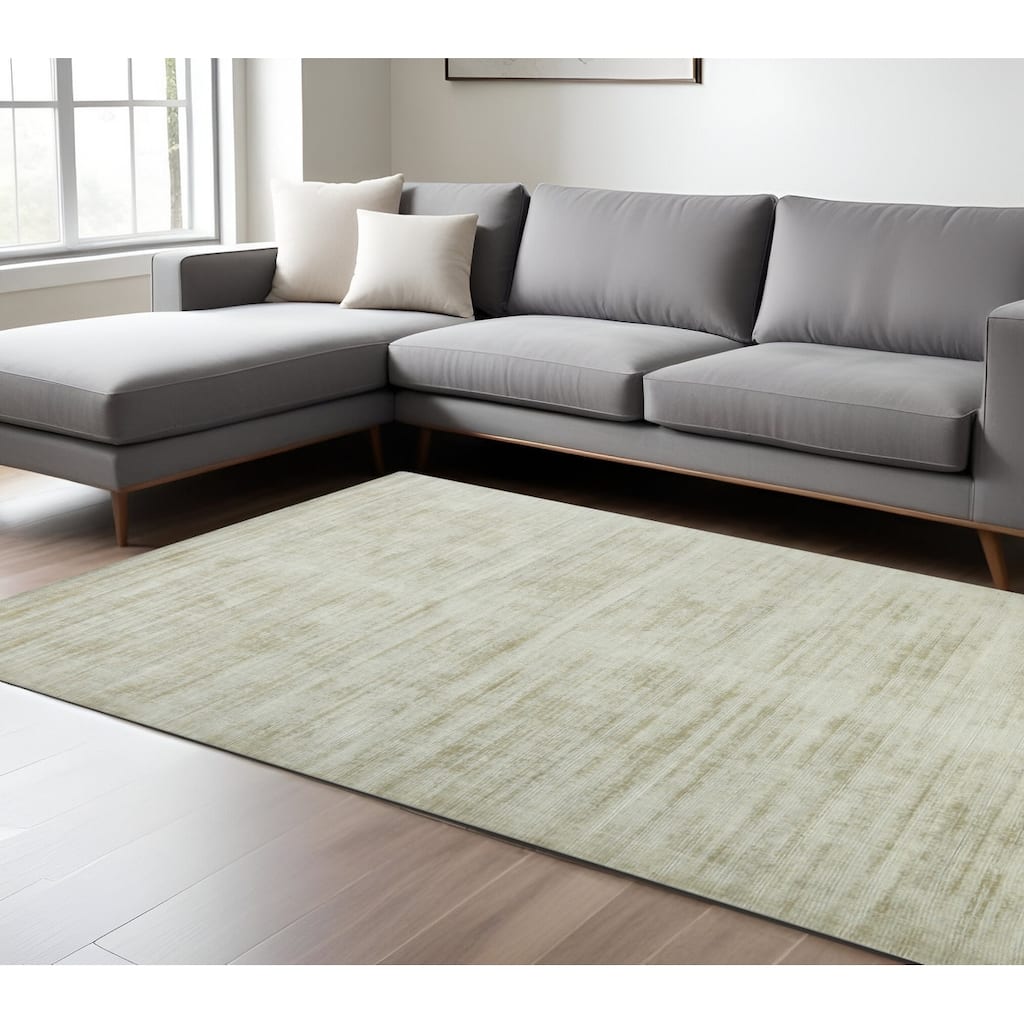 HomeRoots Abstract Transitional Rectangle Area Rug