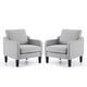 preview thumbnail 29 of 133, VINGLI Mid Century Modern Fabric Accent Chair
