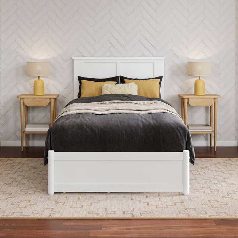 Felicity Platform Bed with Panel Footboard and Storage Drawers