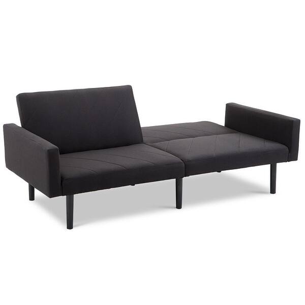 Shop Costway Futon Sofa Bed Convertible Recliner Couch Splitback