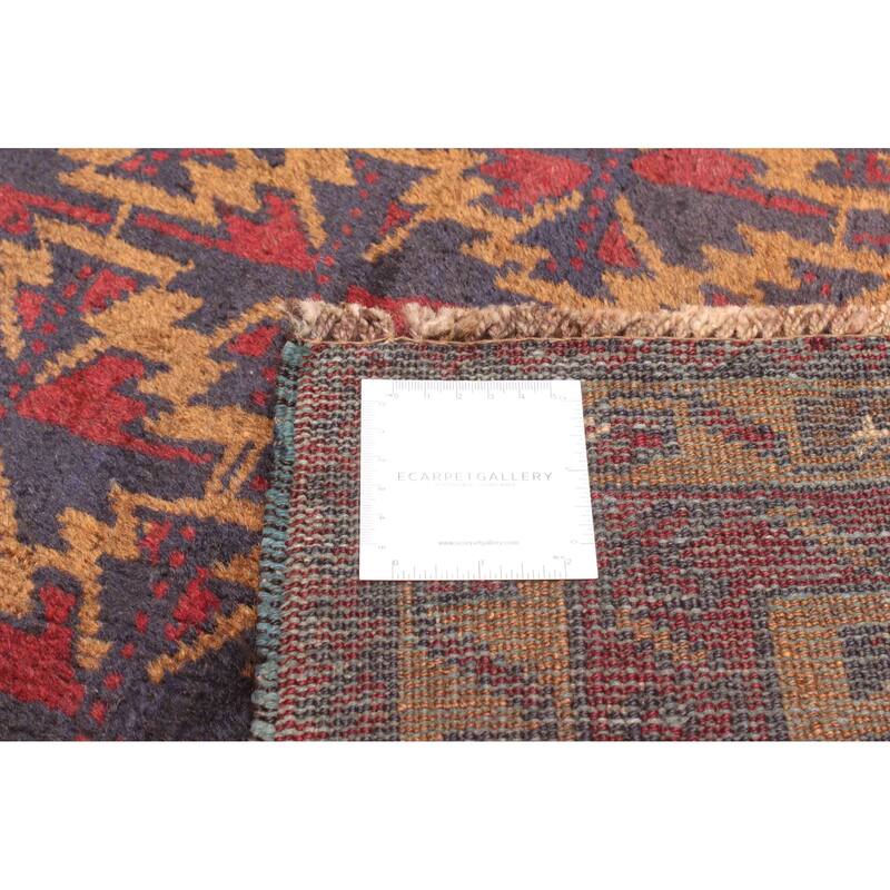 ECARPETGALLERY Hand-knotted Teimani Dark Navy Wool Rug - 3'1 x 5'1