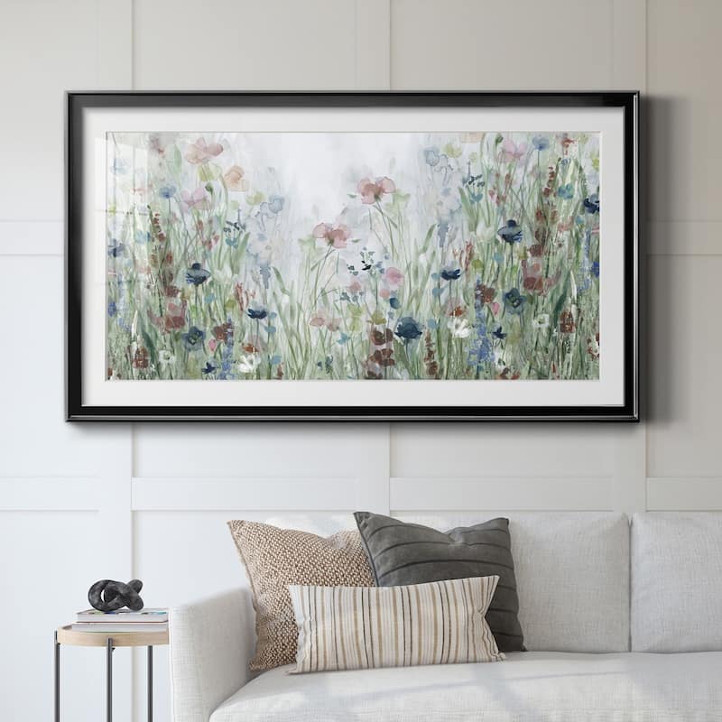 Wildflower Fields- Premium Gallery Framed Print - Ready to Hang