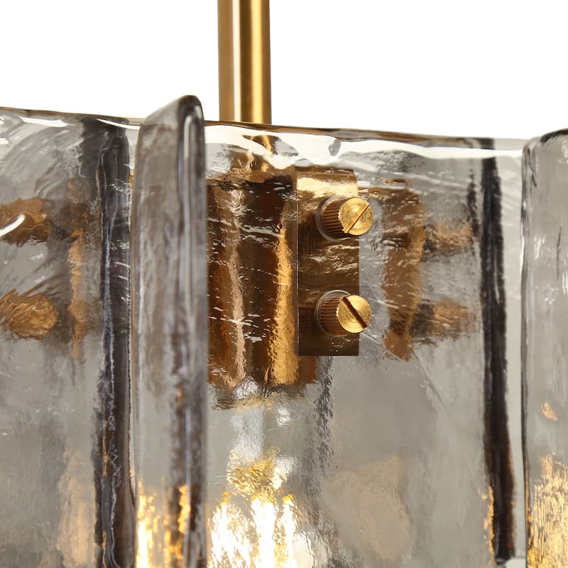 Kasy Modern 63 IN 5-Light Chandelier Oversized Black Kitchen Island Light - 63" W × 7.9" D × 17.1" H