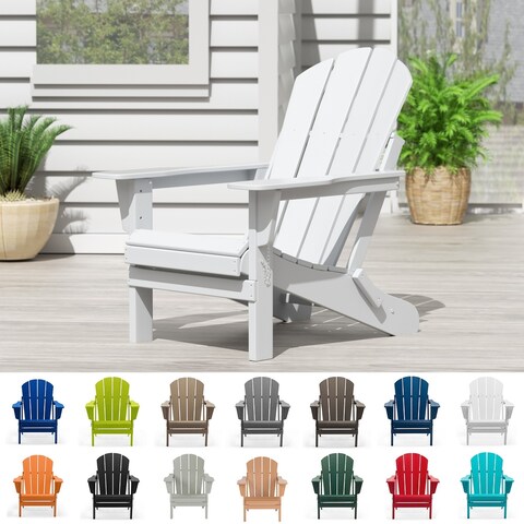 Laguna Poly Outdoor Folding Adirondack Chair
