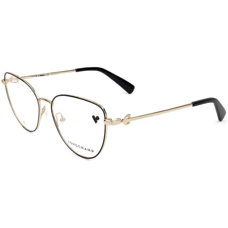Longchamp Women's 54mm Black Gold Opticals LO2158-728