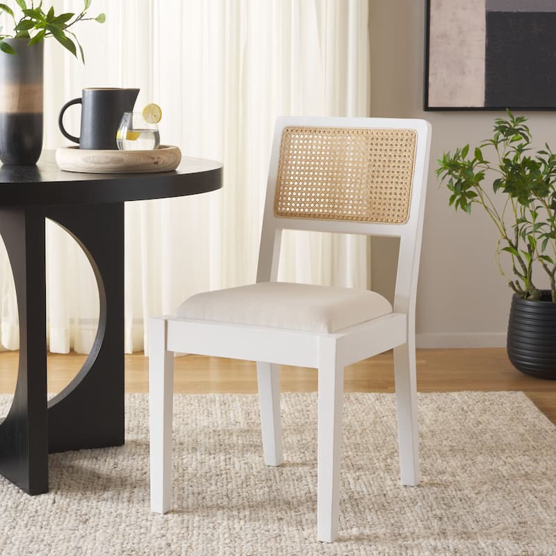 SAFAVIEH Suzetta Solid Wood Dining Chair - 18"W x 22"D x 35"H