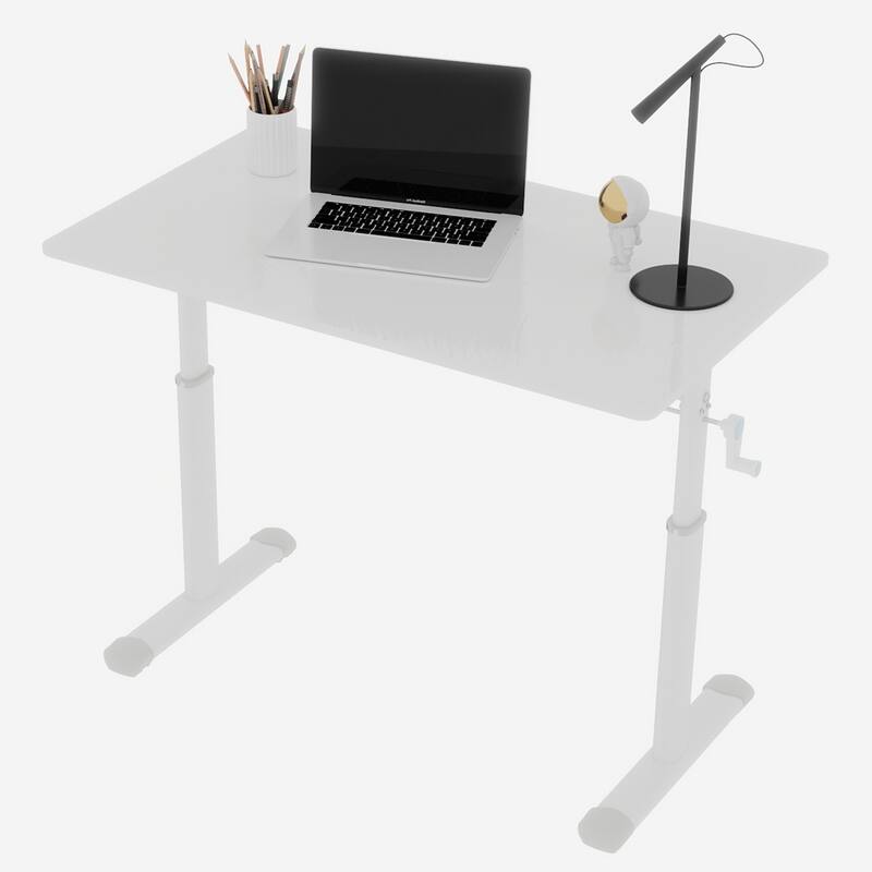 GDFStudio - 39.37"W Ergonomic Adjustable Computer Desk