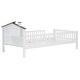 preview thumbnail 8 of 28, Twin Size Platform Bed with House-shaped Headboard,Shelf with LED Light