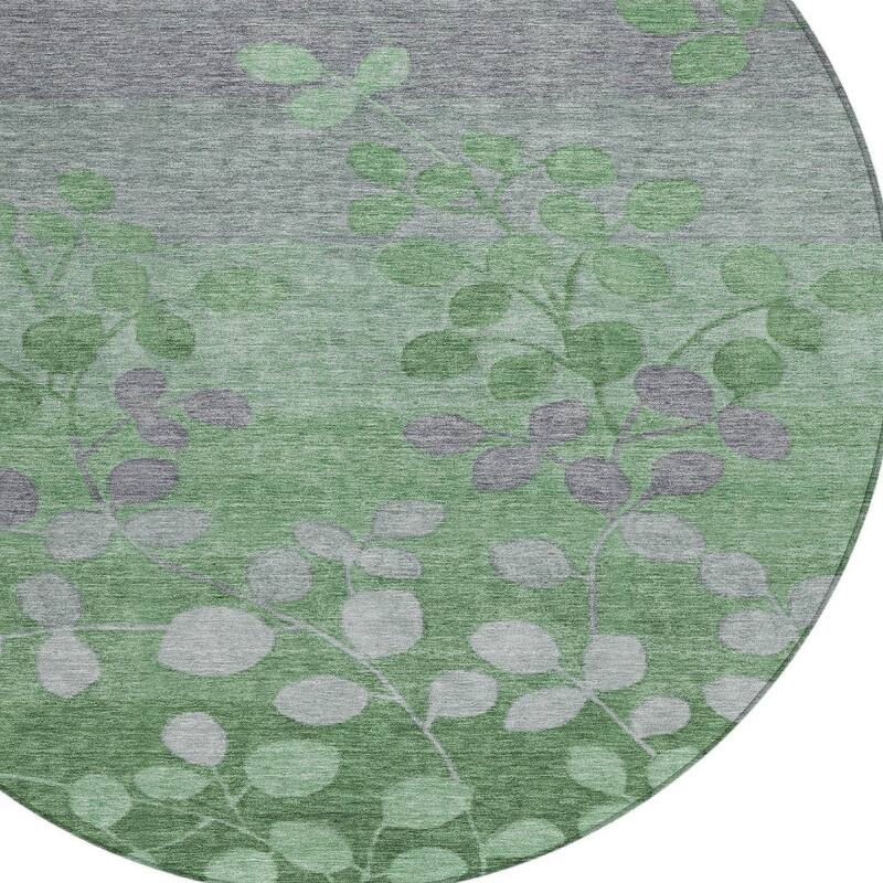 HomeRoots Floral Transitional Rectangle Outdoor Rug