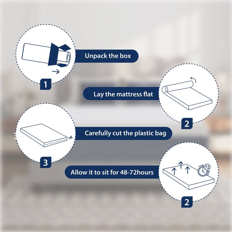 Haven 14 Inch Medium Gel Memory Foam Mattress