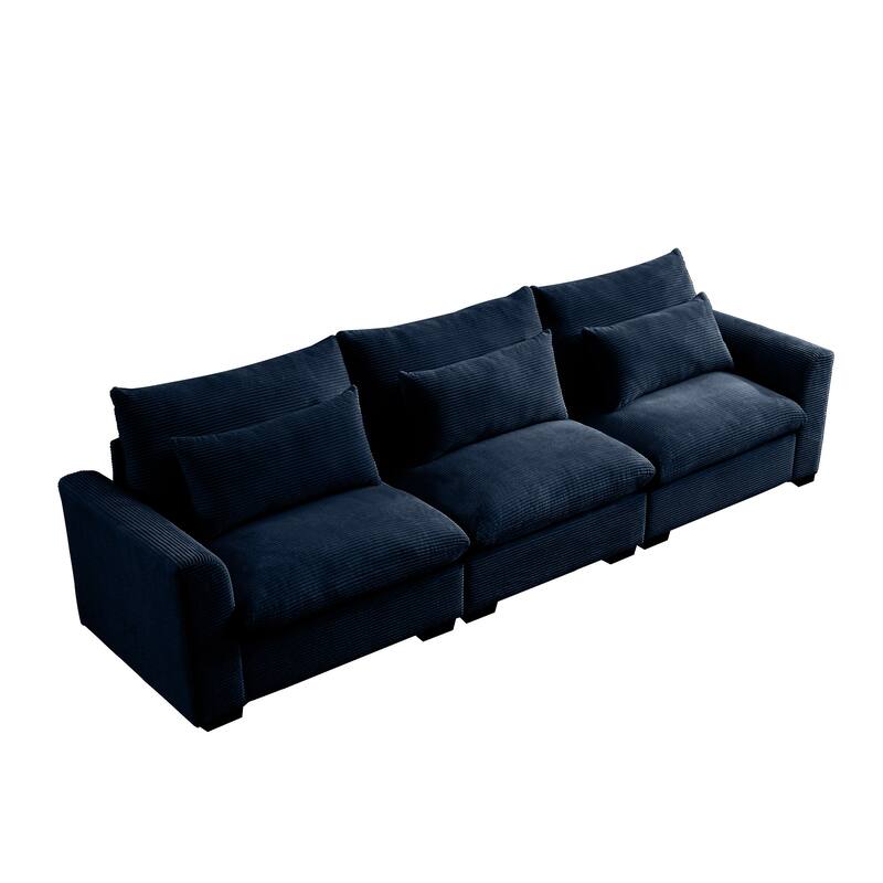 GDFStudio- Mark Corduroy Three-Seater Sofa