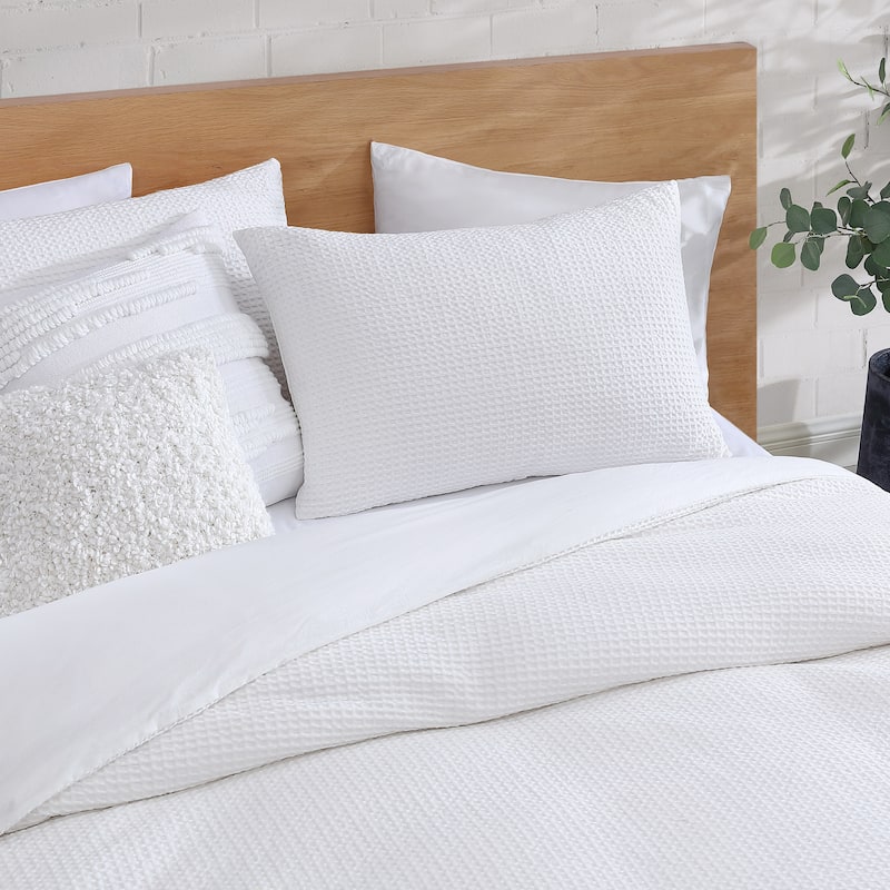 DKNY Modern Waffle 3-pc Duvet Set