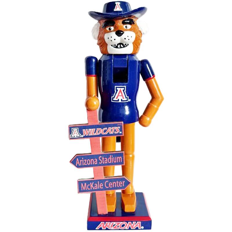 NCAA 12" University of Arizona Mascot Nutcracker