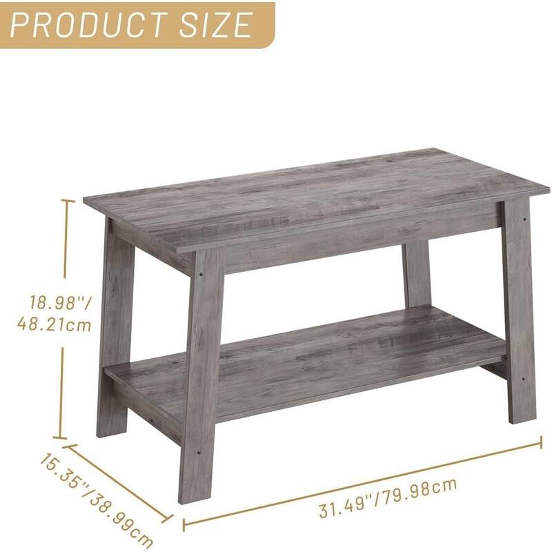 Coffee Table, 31.49'' Small Living Room Tables