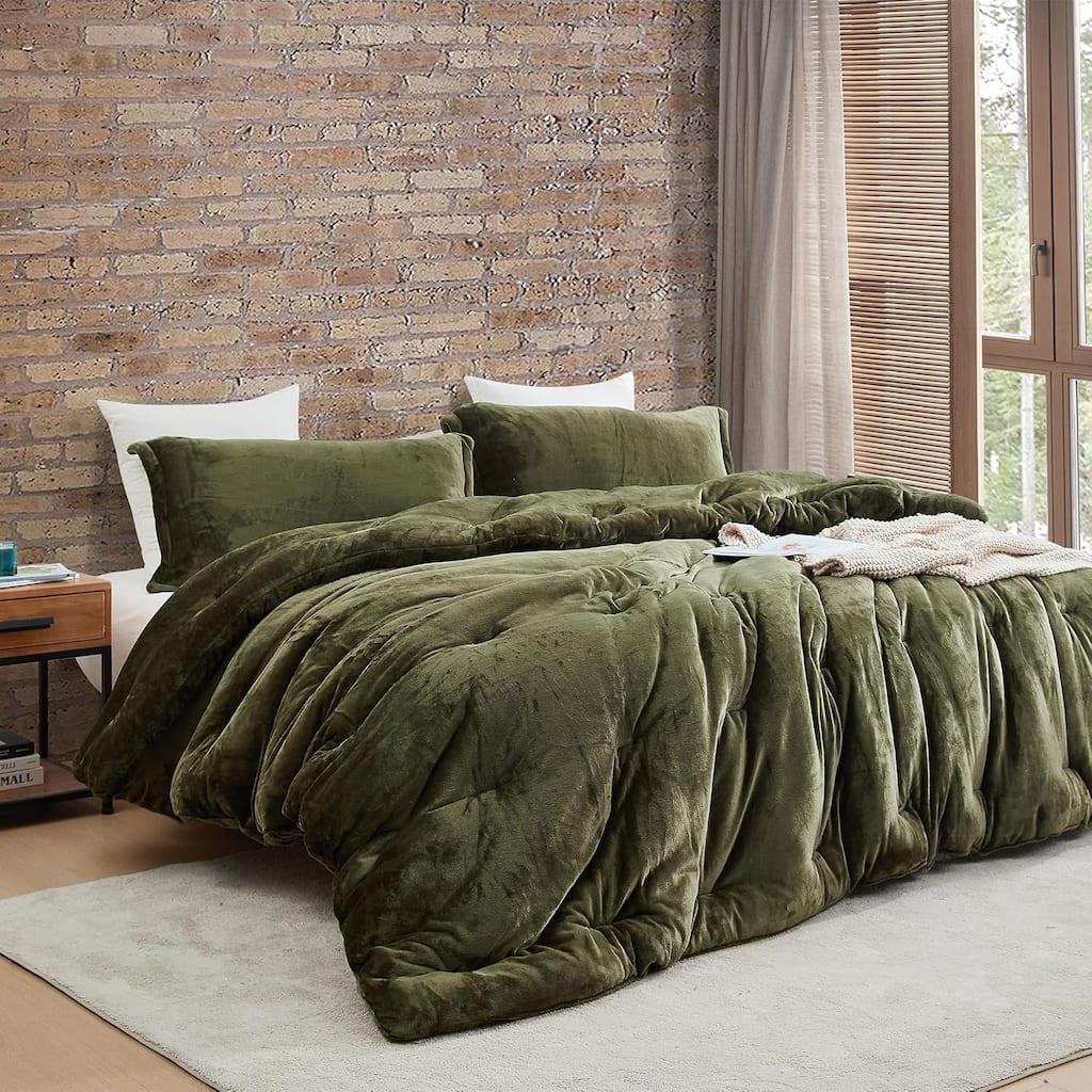 Thicker Than Thick® - Coma Inducer® Oversized Comforter Set - Standard Plush Filling - Winter Moss