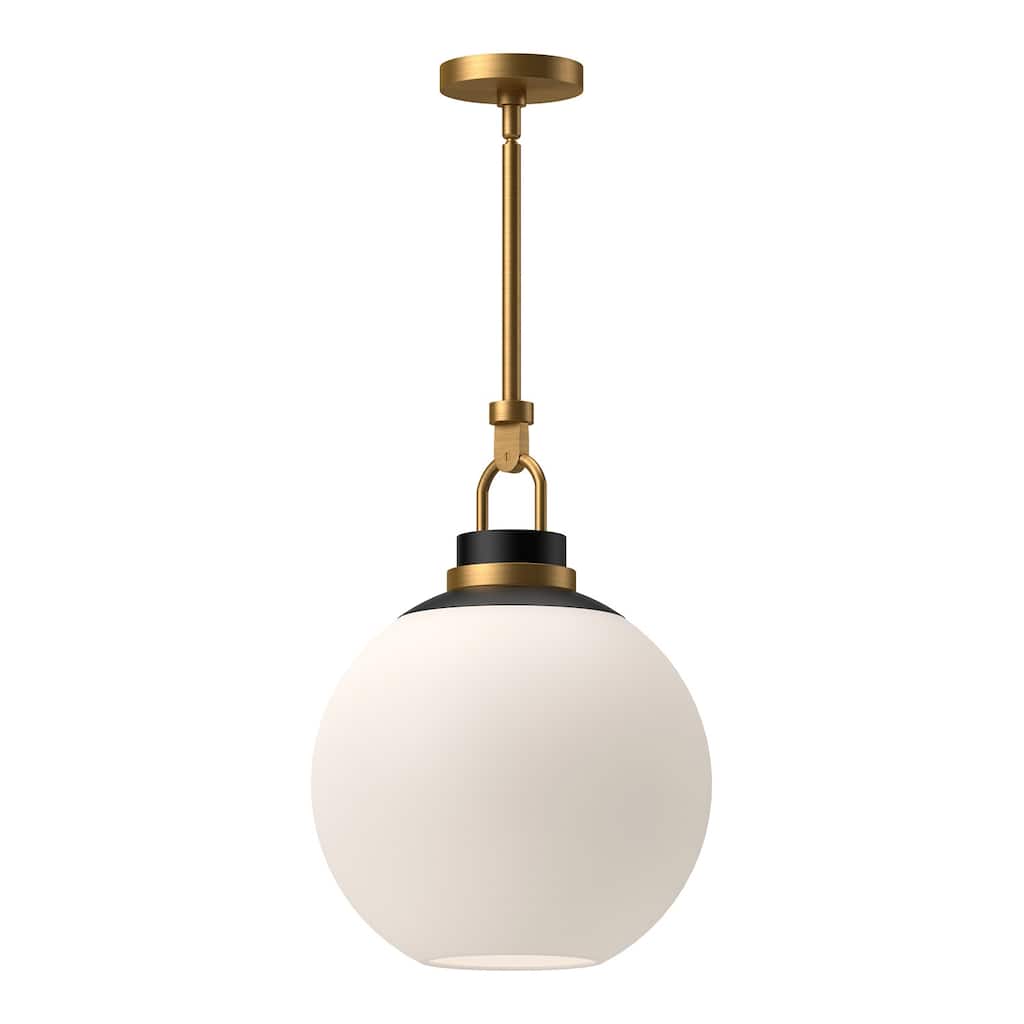 Alora Lighting PD520516OP Copperfield 16" Wide Pendant with Opal Glass