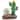 CoTa Global Cactus Snow Globe Figurine with Sparkling Glitter - 45mm - 3.5″Lx2″Wx4.3″H