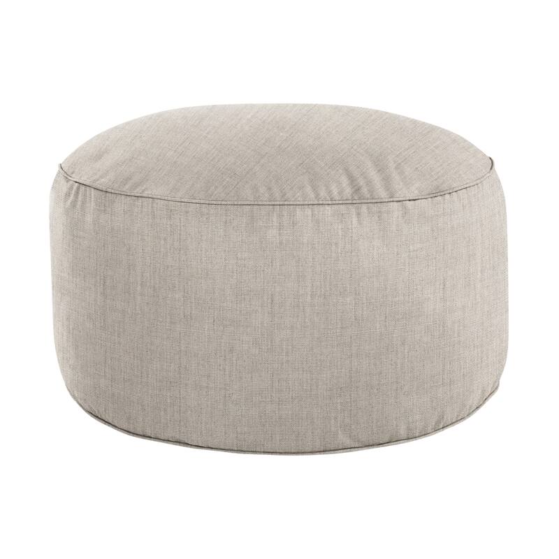 Sorra Home Sunbrella Large Round Bean Pouf