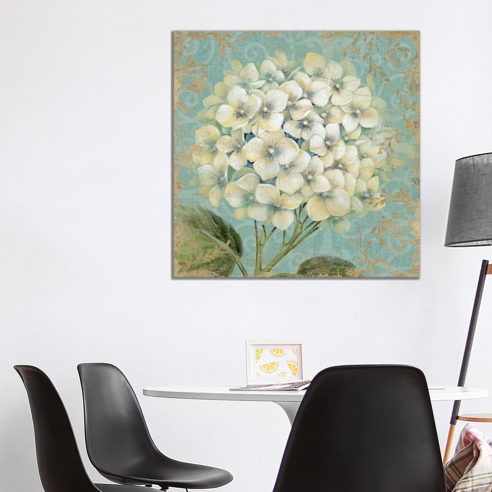 iCanvas "Hydrangea Square I" by Wild Apple Portfolio Canvas Print