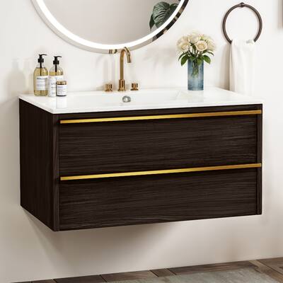 Moasis 36" Floating Vanity with Sink And 2 Large Drawers