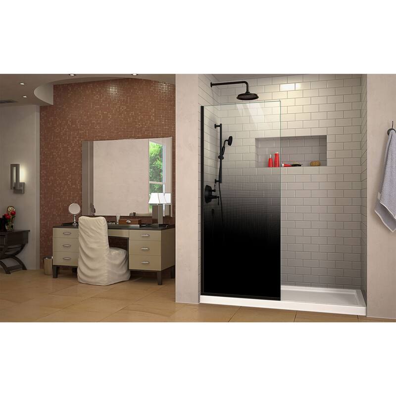 DreamLine Linea Ombre 34 in. W x 72 in. H Single Panel Frameless Shower Door - 34" W