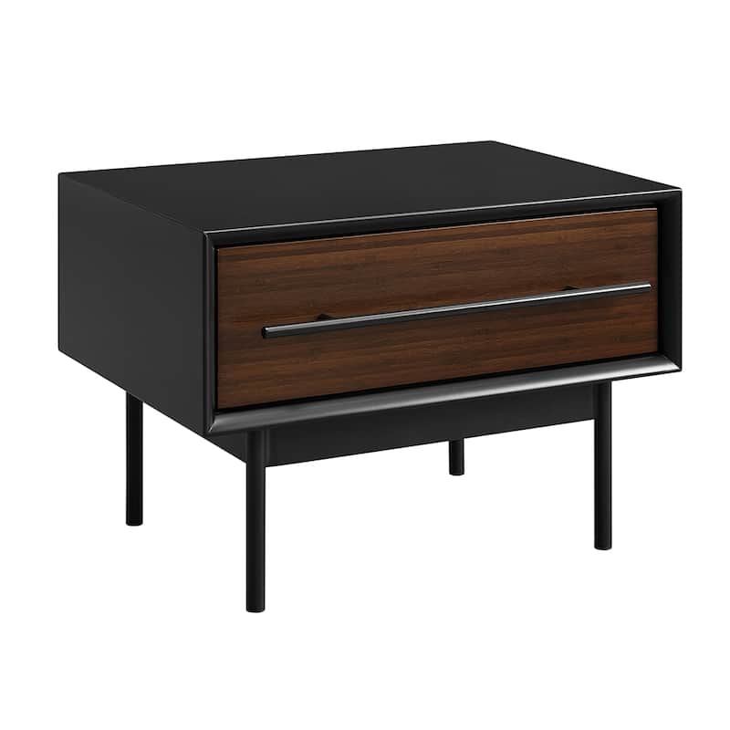 Landon 1 Drawer Nightstand, Crimson