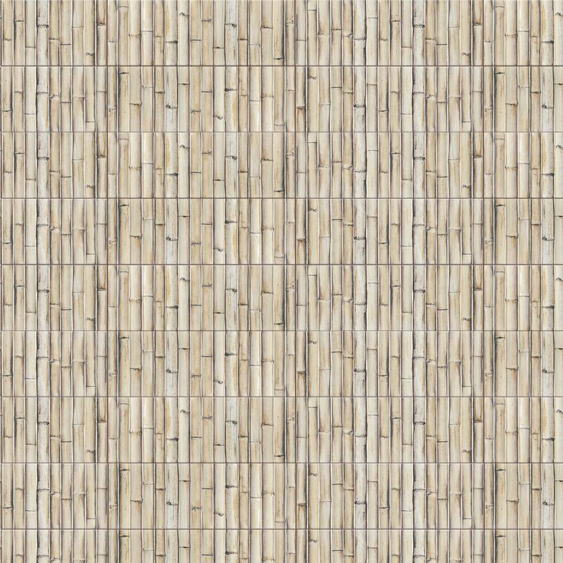 Merola Tile Bamboo Haven Sandy White 5-7/8" x 11-7/8" Fluted Ceramic Wall Tile