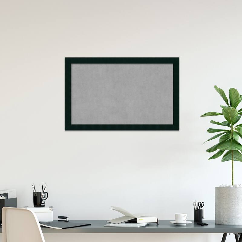 Amanti Art Tribeca Black Framed Magnetic Board