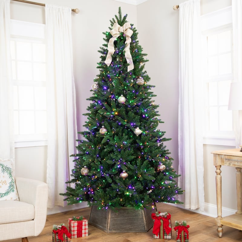 Real Touch™️Elite Pre-Lit Calgary Pine IPT Artificial Christmas Tree - 6' Dual Color LED - 6 Foot