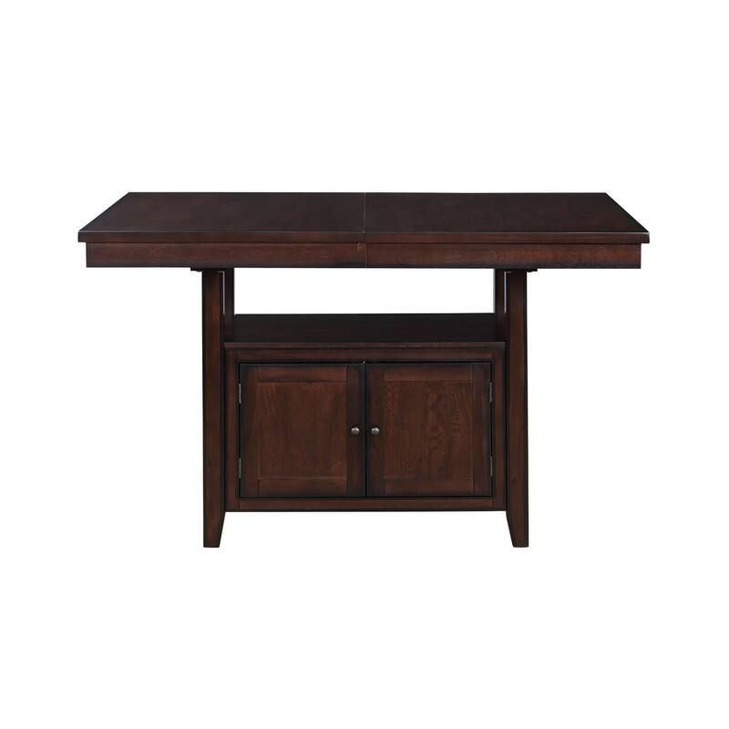 Tuscan Hills 7pc Piece Brown Pub Storage Dining Set