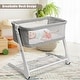 preview thumbnail 4 of 29, Babyjoy Baby Side Bedside Sleeper Washable Mattress Height Adjustable